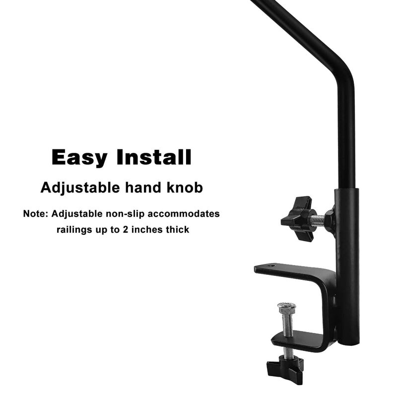 MIXXIDEA Heavy Duty Extensible Deck Hook - Adjustable for Hanging Bird Feeders, Plants, Wind Chimes, Lanterns - Image 3